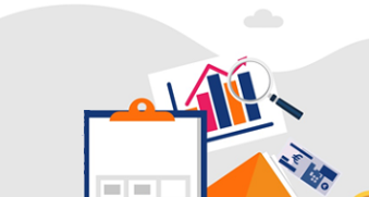 illustration budget compte credit graphique épargne.