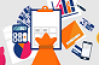 illustration budget comptes graphique.